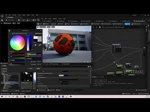 Learning unreal engine 5 by making a universe generator - Procedural planet material experiments