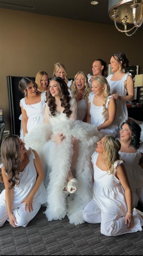 Amore Content Co. | Wedding + Event Content Creators on Instagram: "The morning Ashley always dreamed of, with the girls she couldn’t do life without 🤍✨ Venue - @zazamuseumdistrict Wedding Planner - @lacedwithgraceinfo Photographer - @alymateiphoto Content - @amorecontentco Florist - @secretfloralgarden_sfg DJ + Drummer Duo - @djlewisgrell @k.dotthedrummer Dance Floor, Mirror Seating Chart, Welcome Sign, Confetti Cannon, Half Moon Bar, Vinyl for Bars and Lighting - @teddykennedyevents Cake- @ca