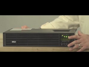 How to Perform a Self-Test on a SmartOnline® UPS System with LCD