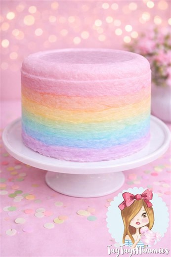 Mini Cottoncandy Cake - Full Color - 25 Cones - Made to Order - Fresh - Etsy