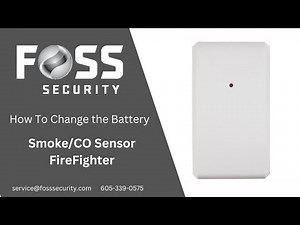 FireFighter Smoke/CO Sensor Battery Replacement