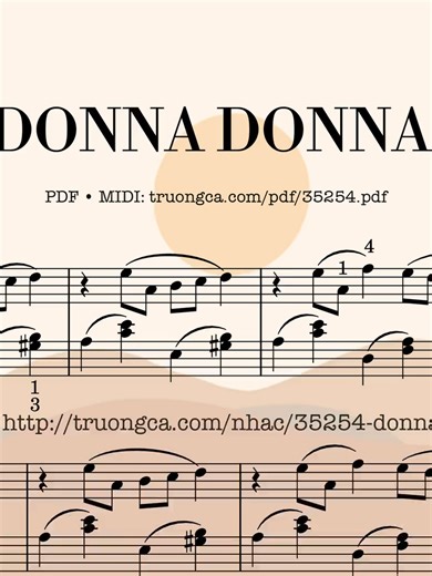 Learn Donna Donna on Piano - Easy Tutorial