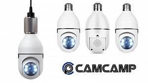 Watch CAMCAMP light bulb security camera surveillance on Amazon Live