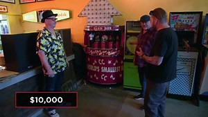 Last Monday, our friends American Pickers on The History Channel found a 1950's rebuilt Chicago Coin Band Box. Funny enough, the same item entered the pawn shop with a 10k offer! Take a look at this #PawnStars throwback scene. | Pawn Stars on History