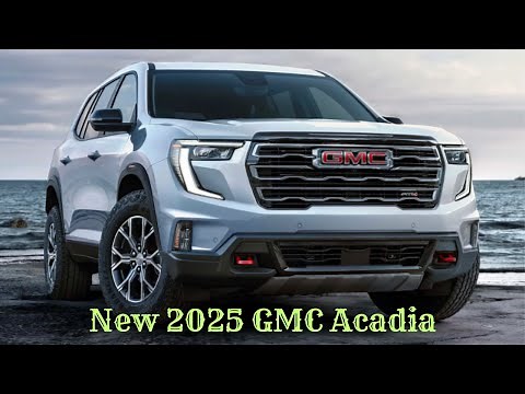 New 2025 GMC Acadia AT4 Interior, Features and Technology