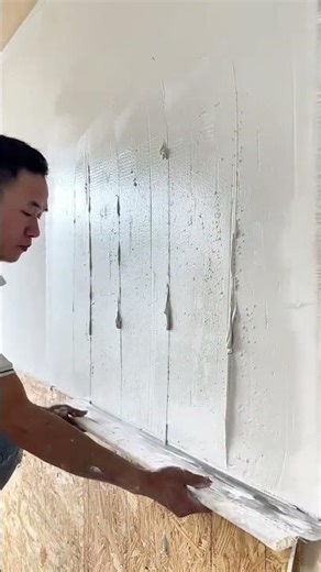 Painter Applying putty | Puttying for renovation #putty 260515
