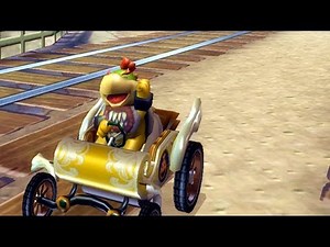 Mario Kart Wii - Flower Cup Mirror Mode (Bowser Jr. Gameplay)