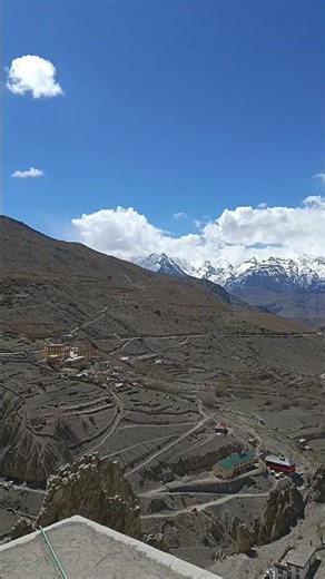 DHANKAR The mountain cliff