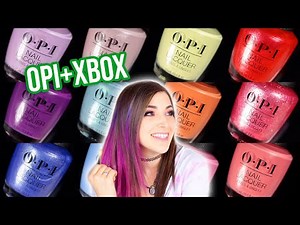OPI x Xbox Nail Polish Collection Swatches and Review! Spring 2022 || KELLI MARISSA