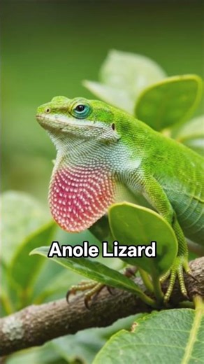 Anole Lizard | Lifespan 3 years #animalknowledge #wildlife