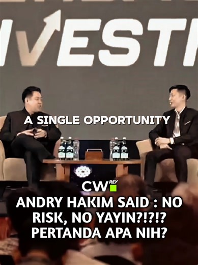 KATA KO ANDRY : NO RISK, NO YAYIN