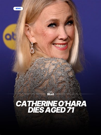 Catherine O’Hara, the beloved actress known for Schitt’s Creek, Home Alone, and Best in Show, has died at the age of 71. #celebrity #homealone #death
