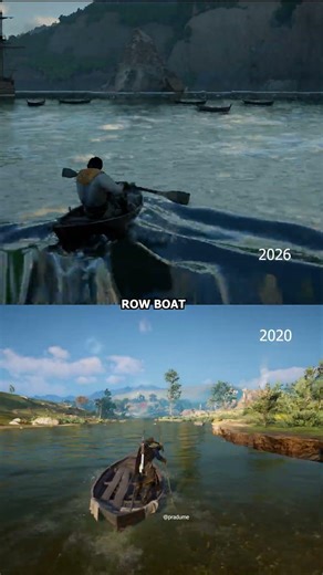 Row Boat Crimson Desert Assassin Creed Valhalla #shorts #assassinscreed