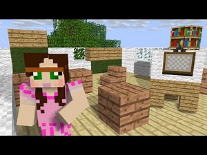 Minecraft Animation PopularMMOs - Minecraft: FURNITURE CHALLENGE (WHO WILL DECORATE THE ROOM BEST?)