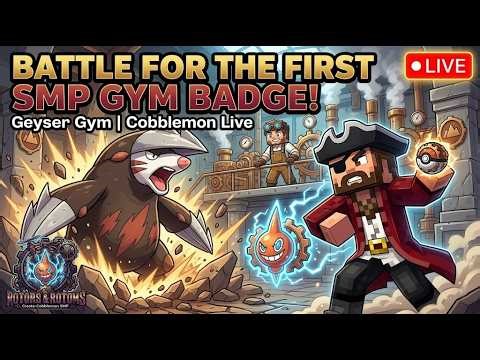 🔴 Hopefully Fighting For My First Badge! (Create & Cobblemon) | Rotors & Rotoms SMP