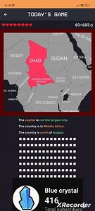 Today's Daily Mapgame Challenge Guess the country before the Hints runs out