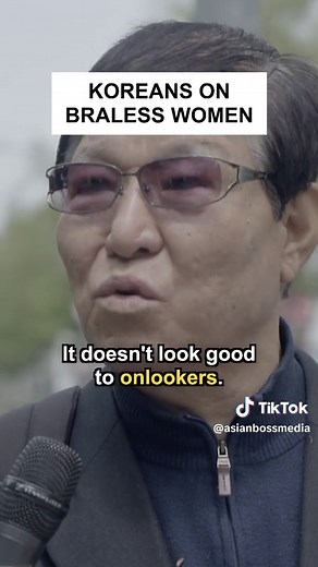 Authentic Asian Street Interviews on Braless Trends in Korea