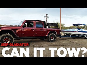Towing capability of the Jeep Gladiator Mojave