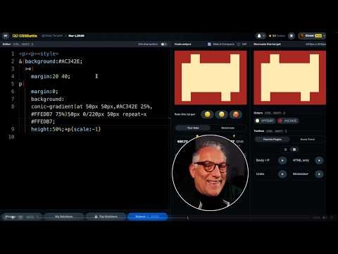 🎯 CSS Battle Dimanche, 1 Mars 2026
