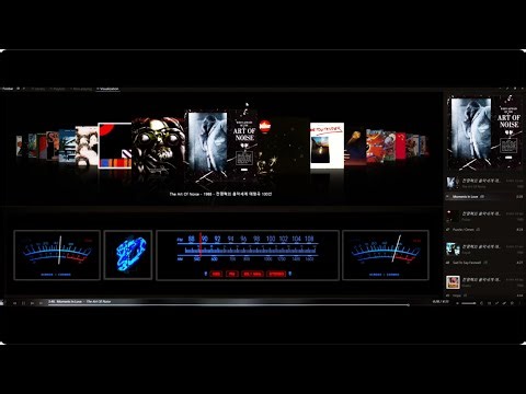 Foobar2000 VU Meter Skin Test 3 : Moments In Love - The Art Of Noise