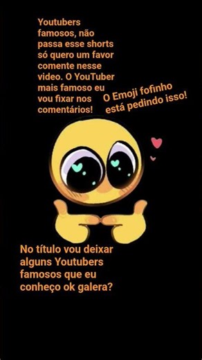 Eu deixei farios @ de youtubers na descrição do shorts e aproveita e m segue nas minhas duas contas💫