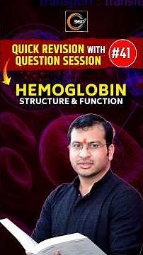 Hemoglobin Structure & Functions in 1 Minute📚 #Hemoglobin #QuickLearningSeries #Shorts