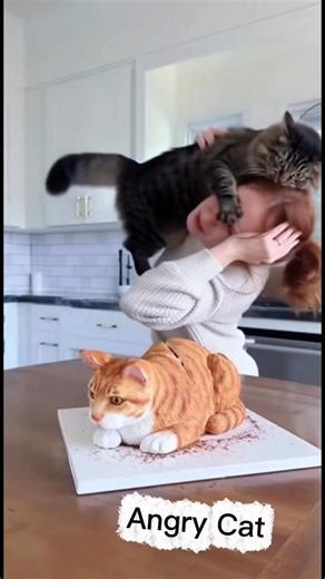 151K views · 1.2K reactions | He thought that the one who was going to be cut was him or his friend, so he got angry and attacked his master. Relax, it's just a cake … #prank #comedyreels #PrankVideo #usa #usareels #comedy #comedyreels #animals #cake #cat #fbprofesional #allpeopleintheworld #Global #jangkauan | Astrid Lehalima | Facebook
