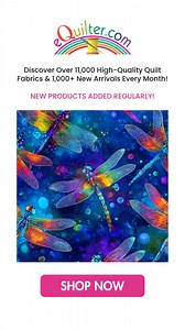 Bold fabrics. Unique designs. Confident quilting. Explore eQuilter’s new arrivals today. | Equilter