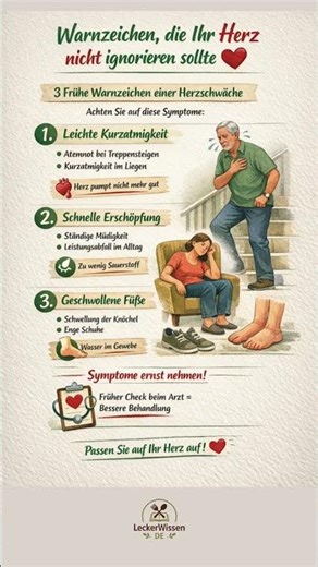 Detect heart problems early: 3 warning signs you should NEVER ignore! ⚠️