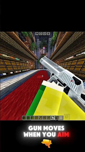I Found a Gun Mod for Minecraft Bedrock! 🔫