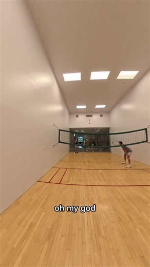 jump serving in wallyball 🤯 #volleyball #pov #setter #libero #haikyuu | wallyball