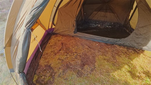 Winter Hot Tent Camping Experience in Galloway Forest