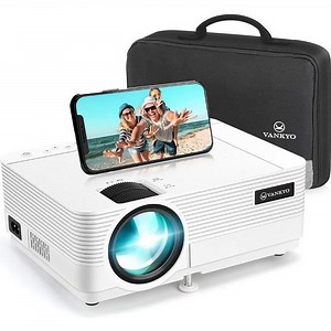 WIFI Vidéoprojecteur VANKYO, Mini Retroprojecteur Supporte 1080P Full HD, Écran de Synchronisation du Smartphone