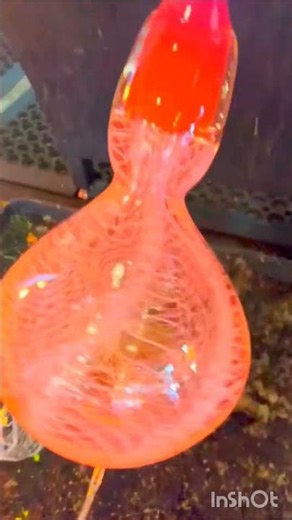 Delicious Lava?!?! Sylcom Light craftingMurano glass #Italy#glass #satisfying#skibiditoilet