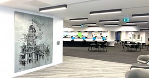 Inside tour of new Stanley A. Milner Library