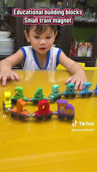 Magnet number train Toys for kids best to para iwas gadget sila Educational small train magnet #educationaltoys #toys #forkids #play