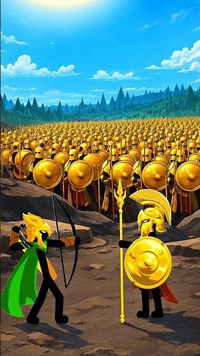 Golden Speartons vs General Kytchu | Stick War Legacy #stickwar3 #short