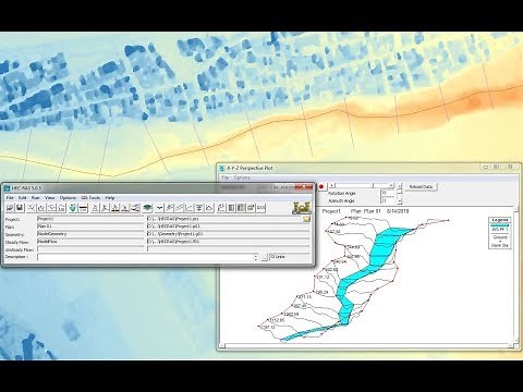Basic Example of QGIS - HECRAS Geometry Construction and Flood Simulation