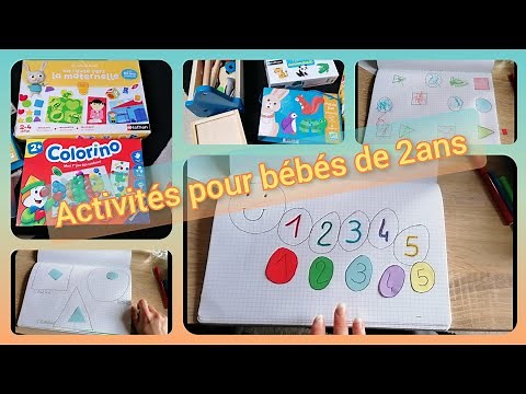 Activities for 2 year old babies °° actividades para ninos des 2 anos °° activities for 2 years old