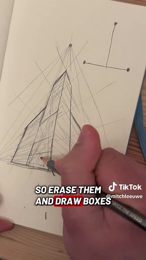 3 Point Perspective Drawing Easy: Sketch Buildings Fast