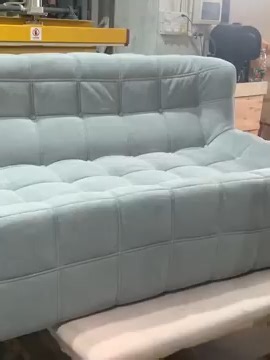 How did the compression sofa made