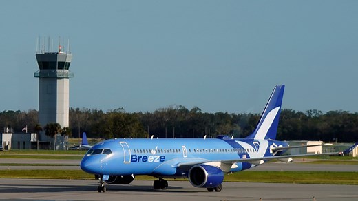 Breeze Airlines offers dozens of cheap options from 9 Florida airports. Where flights are going