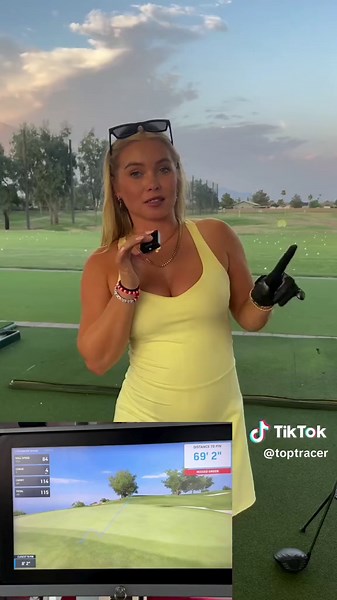 Whether you're practicing your swing or doing a hole-in-one contest, Toptracer Range is the best place to go! #toptracerrange #haileyostrom #toptracer #challenge #holeinone #practice #golf #golfswing