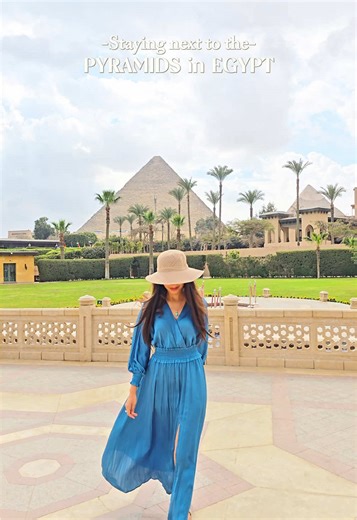 Desayuno con vista a las Pirámides de Giza en Marriott Mena House