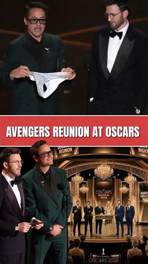 Robert Downey Jr. & Chris Evans Avengers Reunion at Oscars 2026 | Avengers Doomsday Update