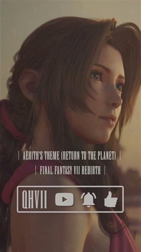 Final Fantasy VII Rebirth OST 🎵 Aerith's Theme (Return To The Planet) #vgm #soundtrack #shorts