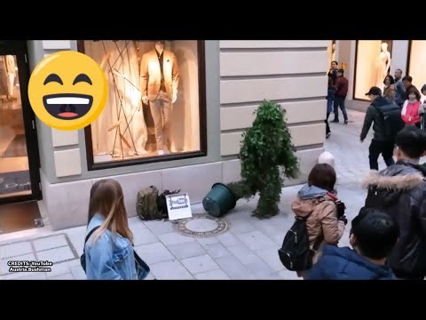 Funniest bushman prank in Austria #850 ‪@ZoiPana‬