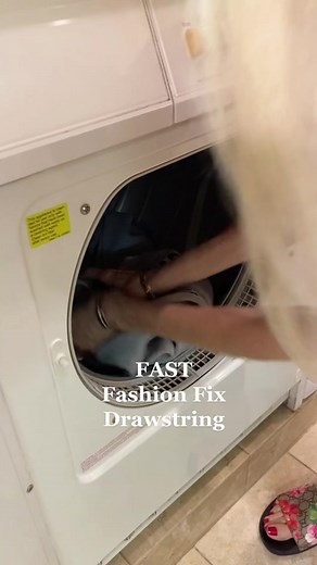 Drawstring Hack! Easy Fashion Fix Without Sewing