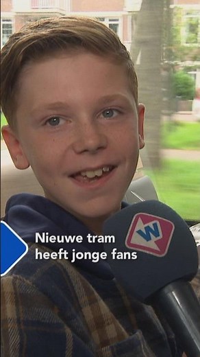 Nieuwe tram heeft jonge fans | #shorts