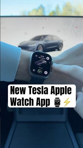 Tesla FINALLY Made An Apple Watch App! 🤯⌚️